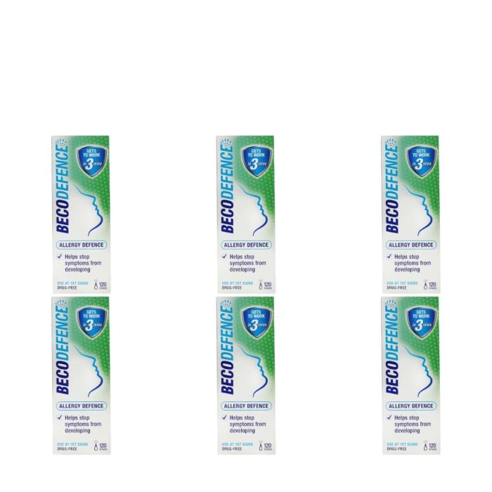 Becodefence Allergy Defence Nasal Spray 20ml - Pack of 6