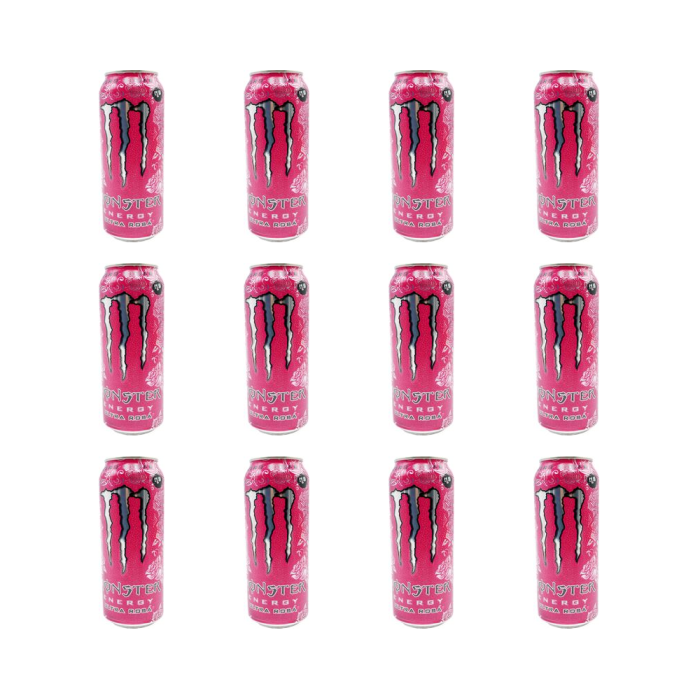 Monster Energy Drink Ultra Rosa 500ml - Pack of 12