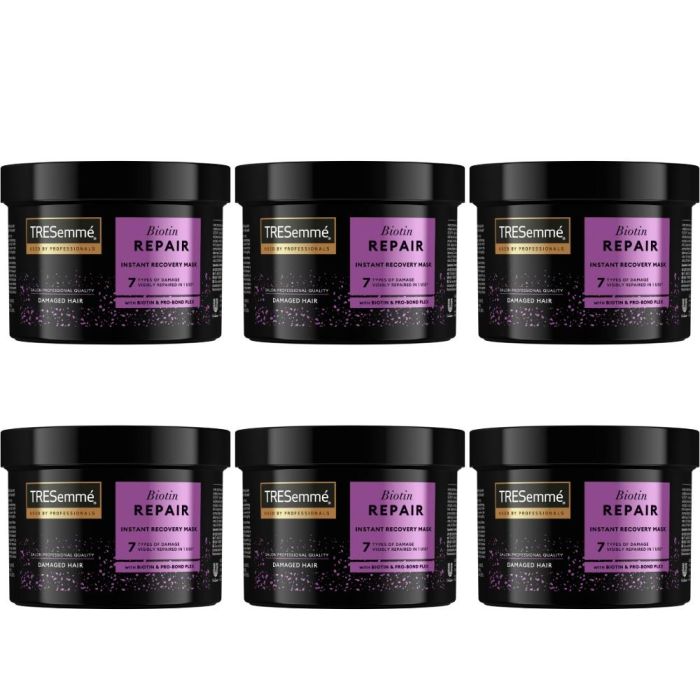 Tresemme Instant Recovery Biotin Repair Hair Mask 440ml - Pack of 6