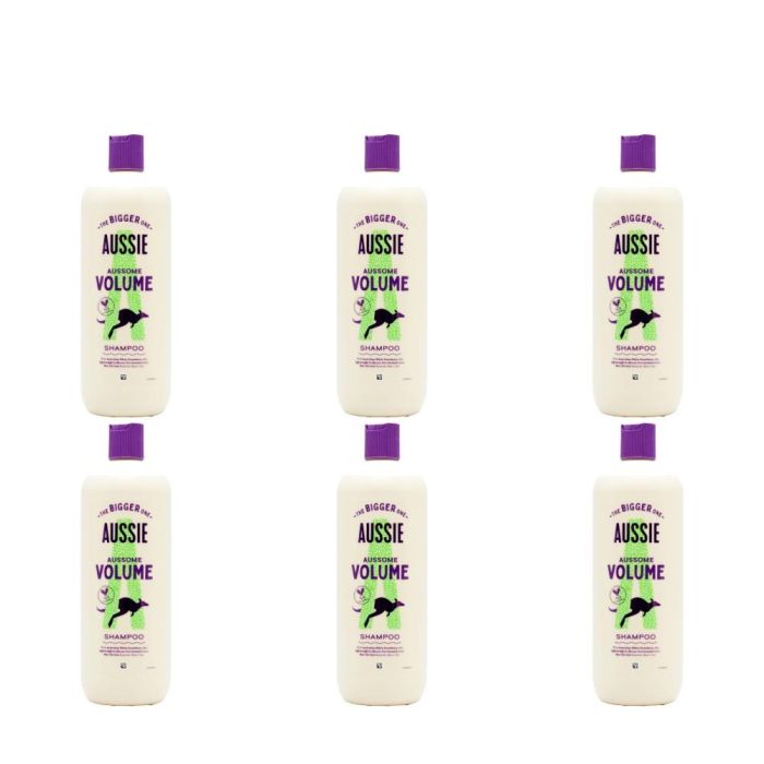 Aussie Aussome Volume Shampoo with Australian White Strawberry 600ml - Pack of 6