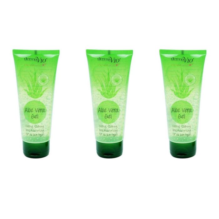 DermaV10 Aloe Vera Gel 75 ML - Pack of 3