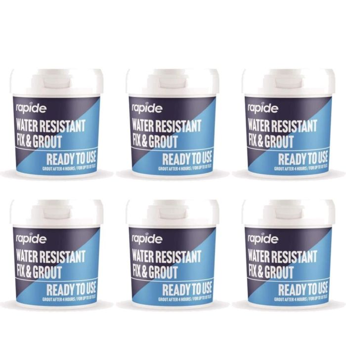 Rapide Ready to Use Fix & Grout 470g - Pack of 6