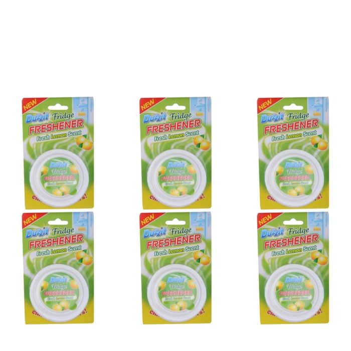 Duzzit Lemon Fresh Fridge Freshener 1 Count - Pack of 6