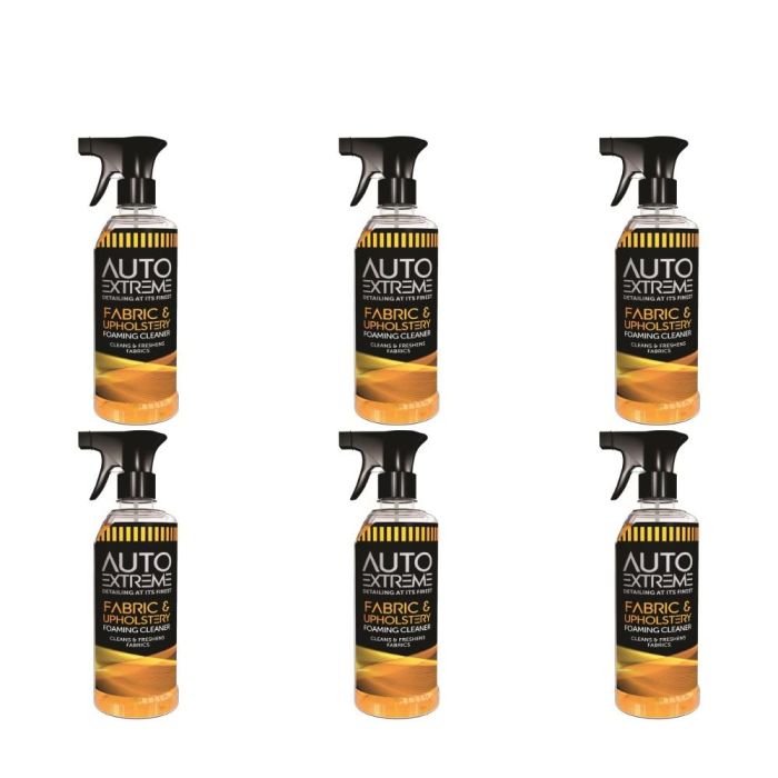 Auto Extreme Fabric & Upholstery Foaming Cleaner 720ml - Pack of 6