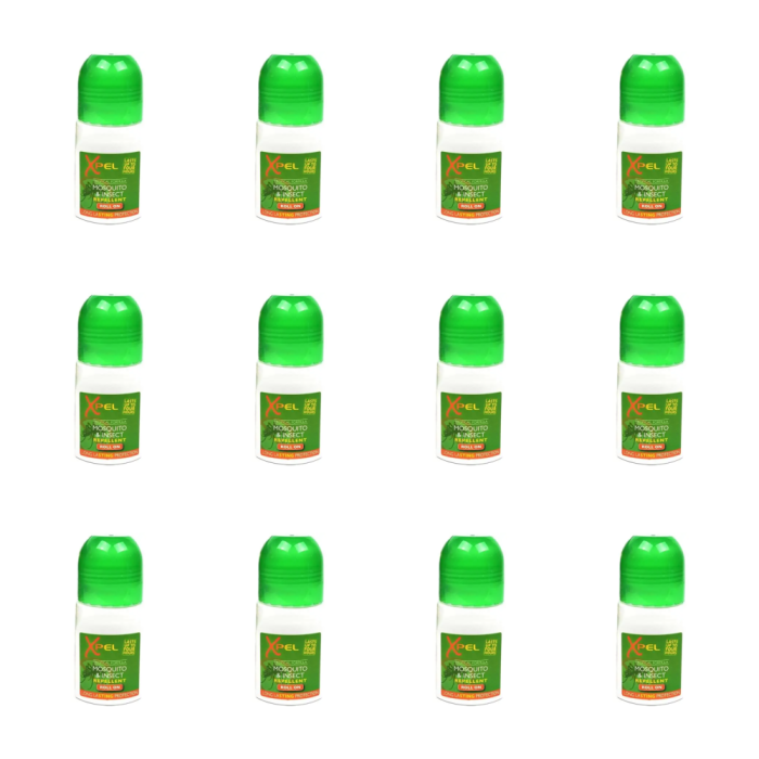 Xpel Tropical Formula Mosquito & Insect Repellent Roll On 75ml - Pack of 12