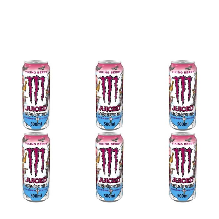 Monster Viking Berry Energy Drink 500ml - Pack of 6
