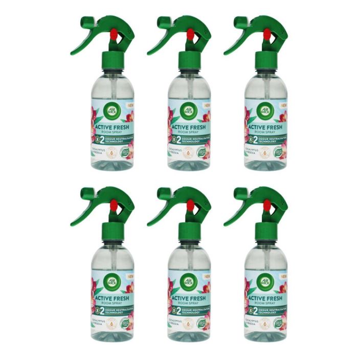 Air Wick Active Fresh Room Spray Eucalyptus & Freesia 236 ML - Pack of 6