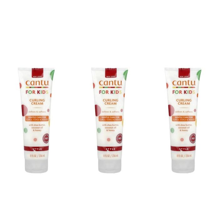 Cantu Kids Curling Cream 236ml - Pack of 3