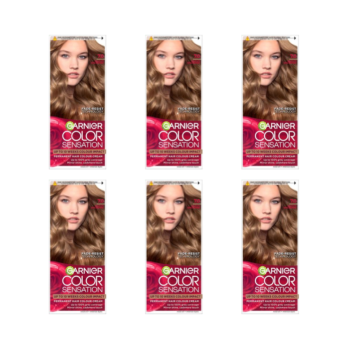 Garnier Color Sensation Blonde Hair Dye Permanent Delicate Opal Blonde - Pack of 6