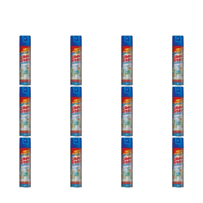 Elbow Grease Glass Cleaner Aerosol 300ml - Pack of 12