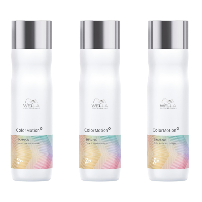 Wella Professionals Color Motion Shampoo 250ml - Pack of 3