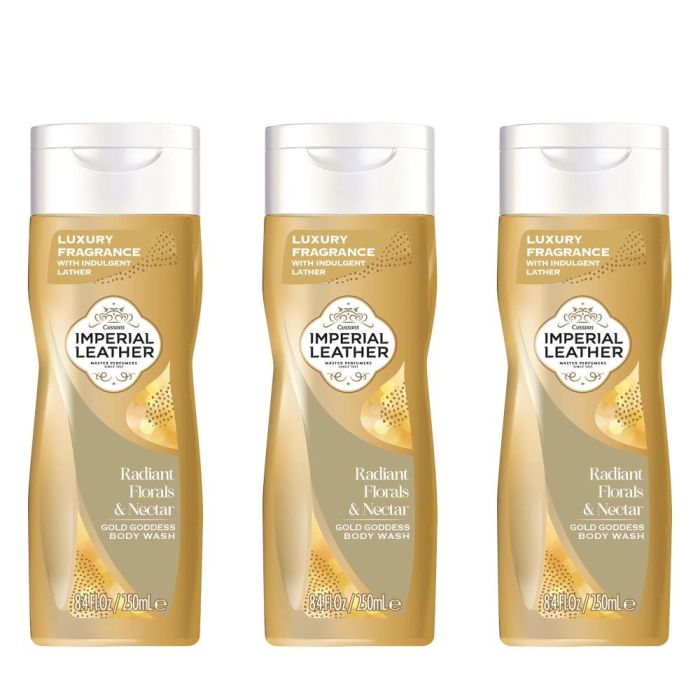 Imperial Leather Radiant Florals & Nectar Body Wash 250ml - Pack of 3