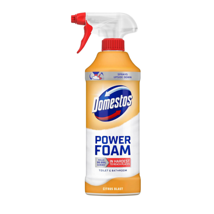 Domestos Power Foam Citrus Blast Toilet & Bathroom Cleaner 450ml