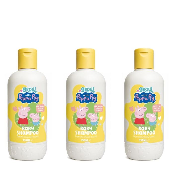Grow With Peppa Pig Baby Shampoo 350ml - Pack of 3
