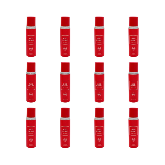 Airpure Designer Body Spray Ladies Red Heart 100ml - Pack of 12