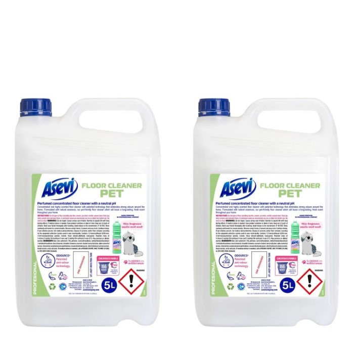 Asevi Profesional Concentrated Floor Cleaner Liquid 5L - Pack of 2