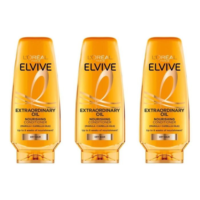 L'Oreal Paris Elvive Extraordinary Oil Nourishing Conditioner 500 ML - Pack of 3