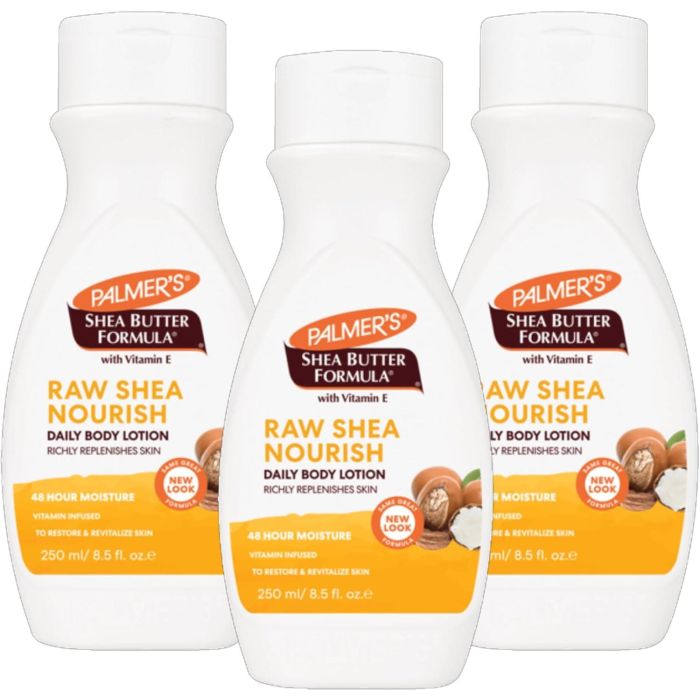 Palmer's Shea Butter Formula Raw Shea Nourish Body Lotion 250ml - Pack of 3