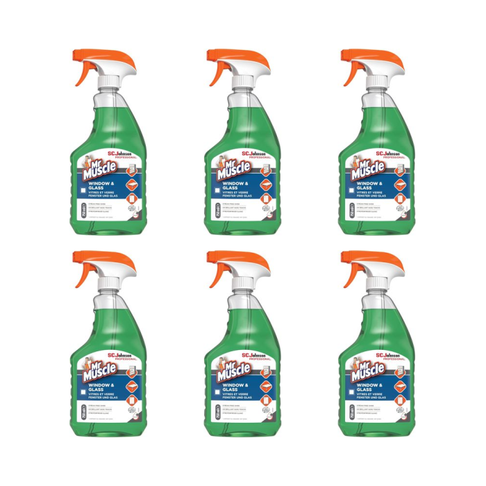 Mr Muscle Window & Glass Spray 750 ML - Pack of 6