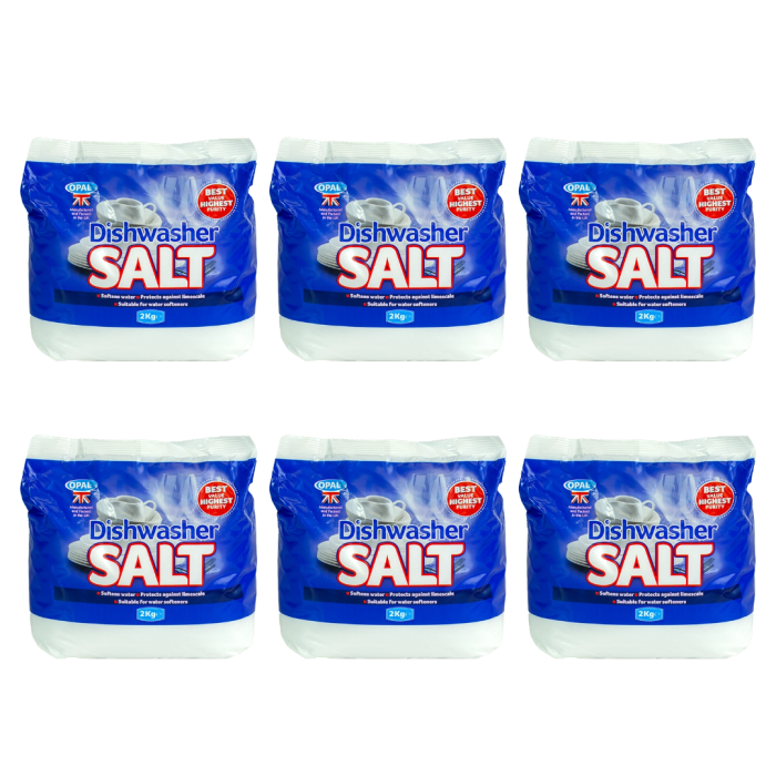 Dri-Pak Opal Dishwasher Salt 2 KG - Pack of 6