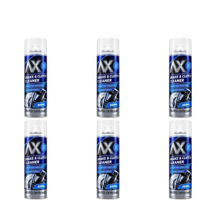 Auto Extreme Clutch Brake Cleaner Spray 400ml - Pack of 6
