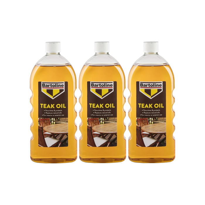 Bartoline Teak Oil Wood Protector Nourishing Treatment 500ML