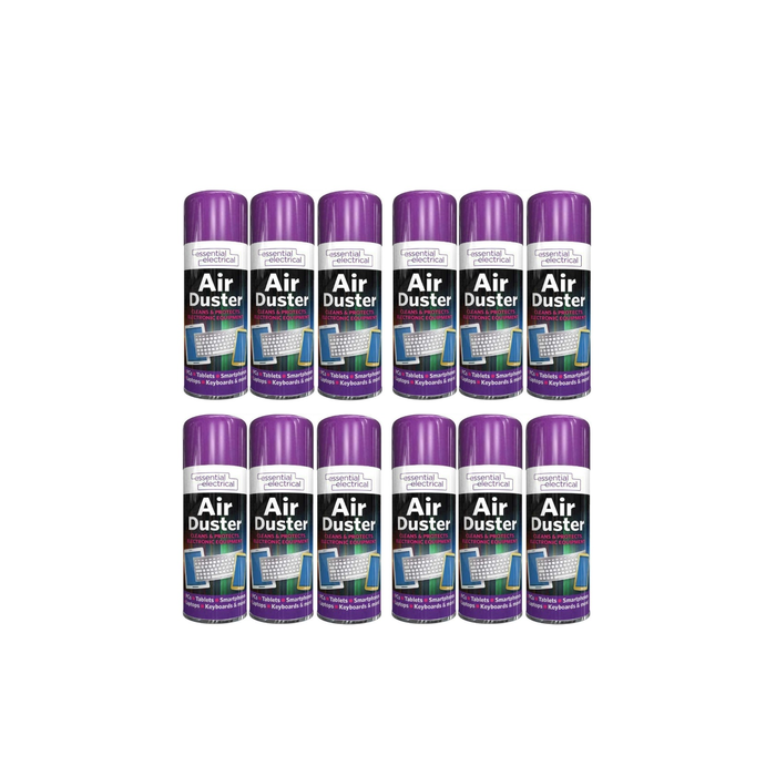 Essential Electrical Air Duster Spray 200ml - Pack of 12