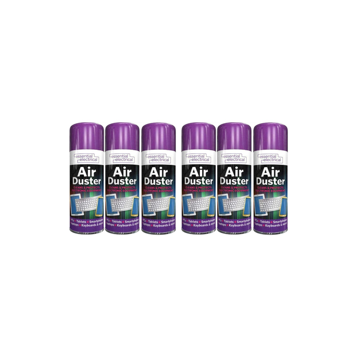Essential Electrical Air Duster Spray 200ml - Pack of 6
