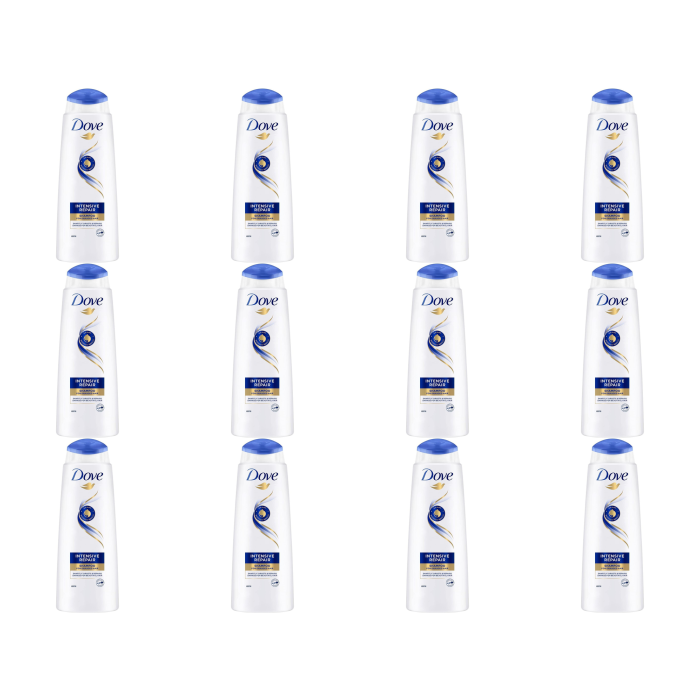 Dove Intensive Repair Shampoo For Damaged Hair 400ml - Pack of 12