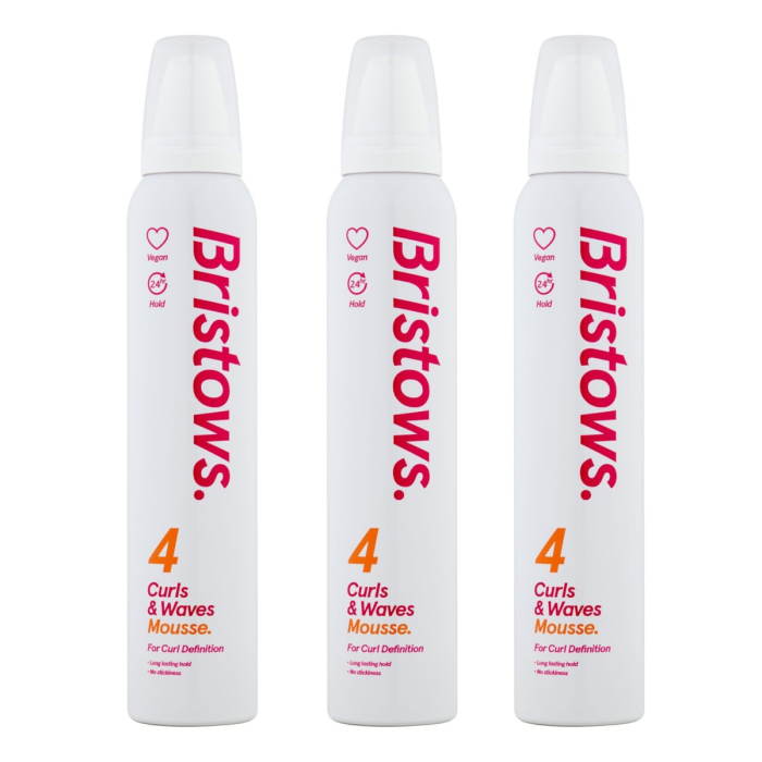 Bristows Mousse Curls and Waves 200ml - Pack of 3