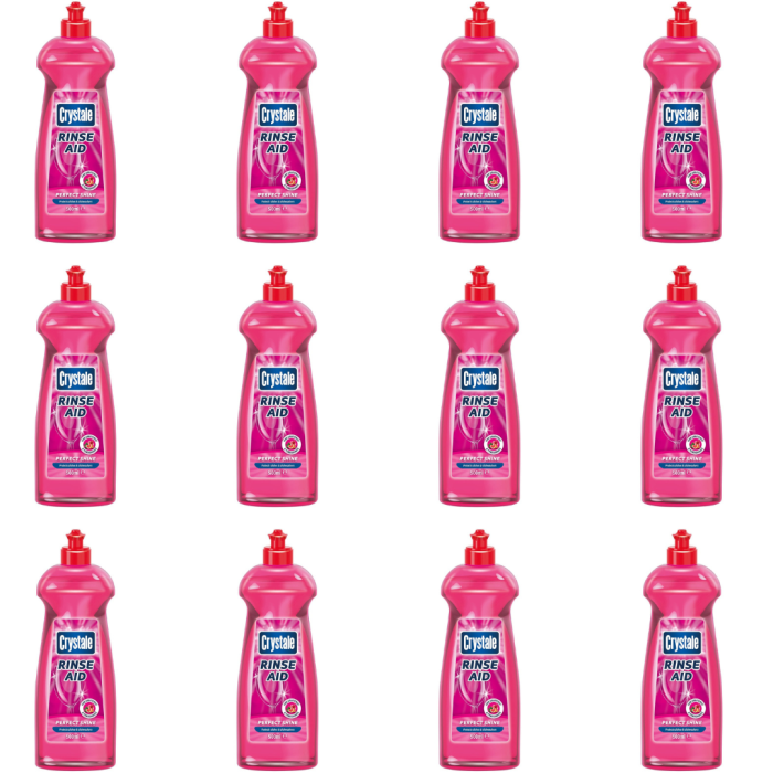 Crystale Rinse Aid Perfect Shine Dishwasher Grapefruit & Pomegranate 500ml