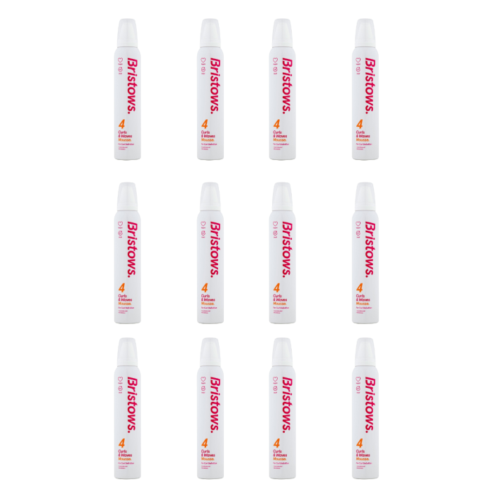 Bristows Mousse Curls and Waves 200ml - Pack of 12