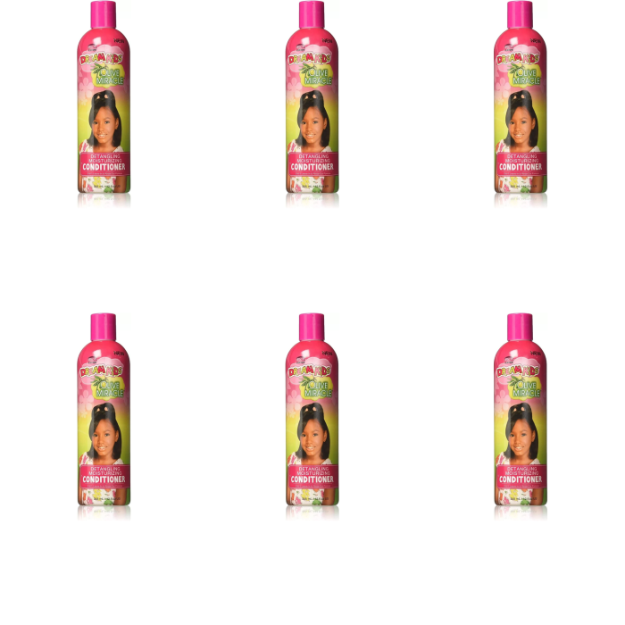 African Pride Dream Kids Olive Miracle Moisturizing Conditioner 355ML - Pack of 6