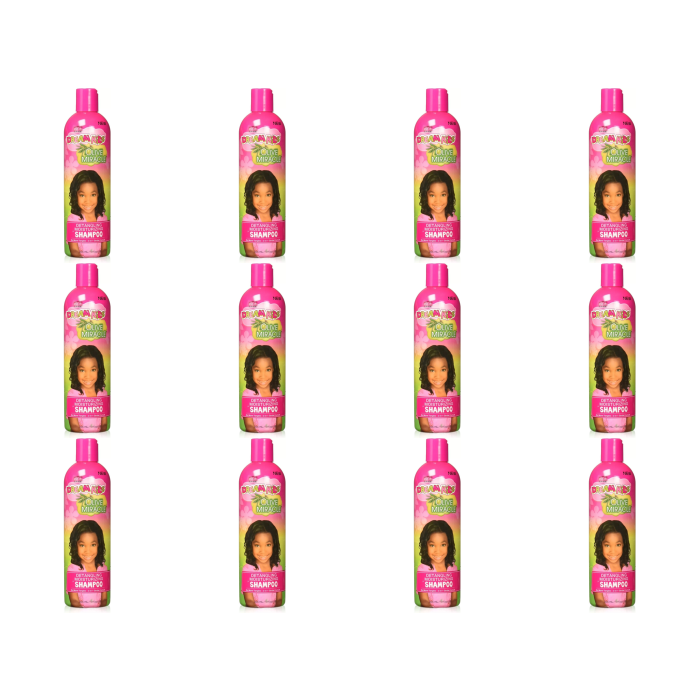 African Pride Dream Kids Olive Miracle Moisturizing Shampoo 355ML - Pack of 12