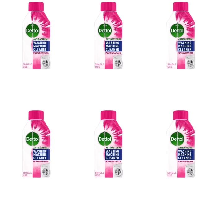 Dettol Washing Machine Cleaner Pomegranate 250ml - Pack of 6
