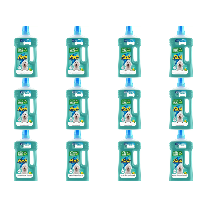 Flash Liquid Cleaner For Pet Lovers Citrus 1L - Pack of 12
