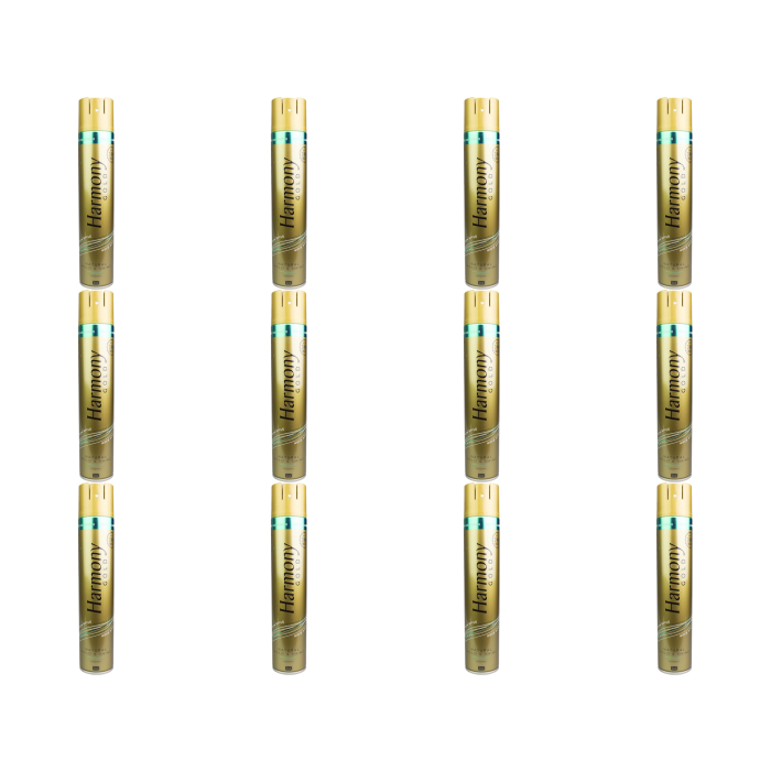 Harmony Gold Hair Spray Natural Hold & Shine 400ml - Pack of 12