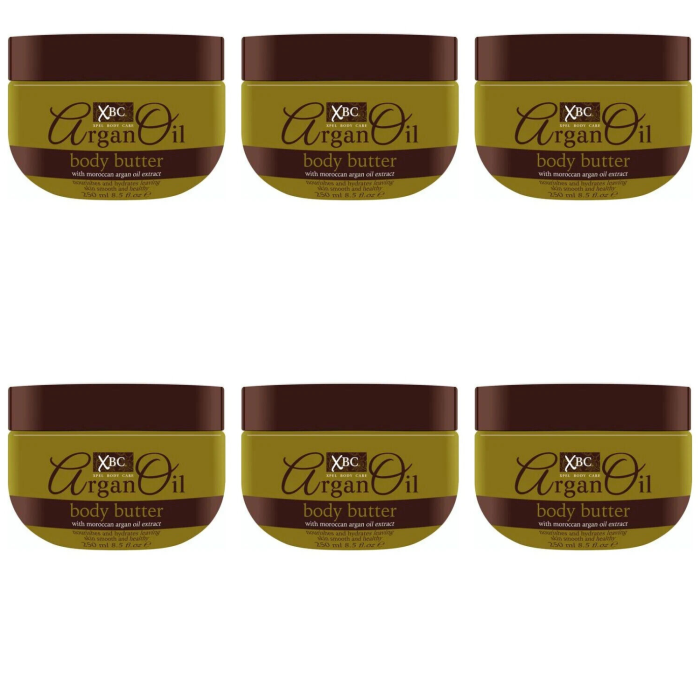 XBC Body Butter Argan Oil 250ml - Pack of 6