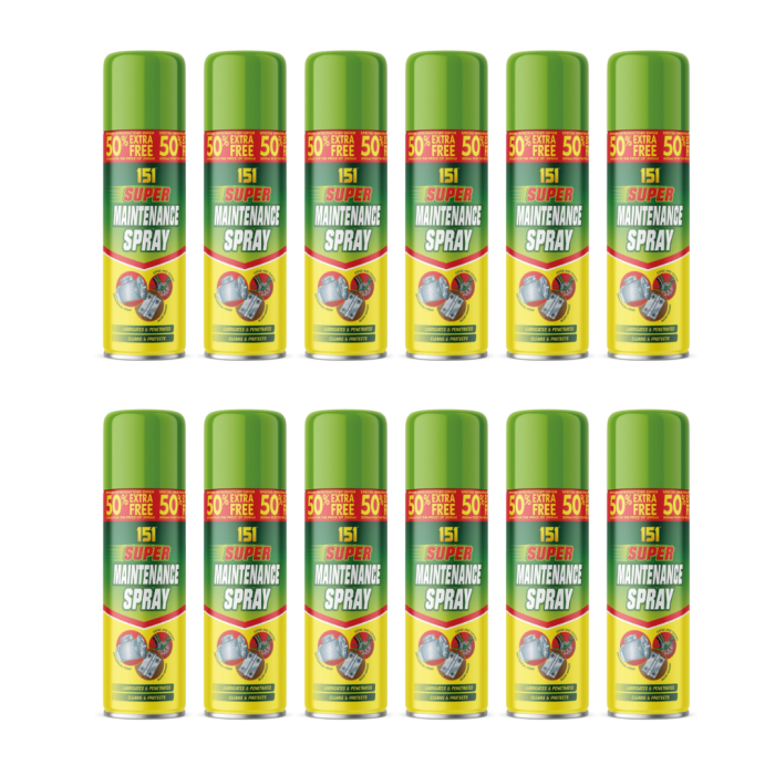 151 Super Maintenance Spray for Lubrication & Protection 300ML - Pack of 12