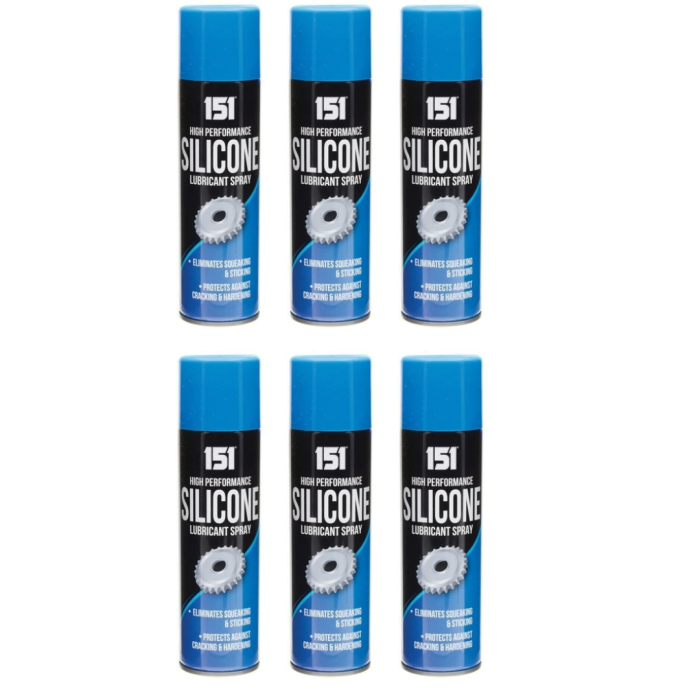 151 Silicone Lubricant Spray 200ML - Pack of 6