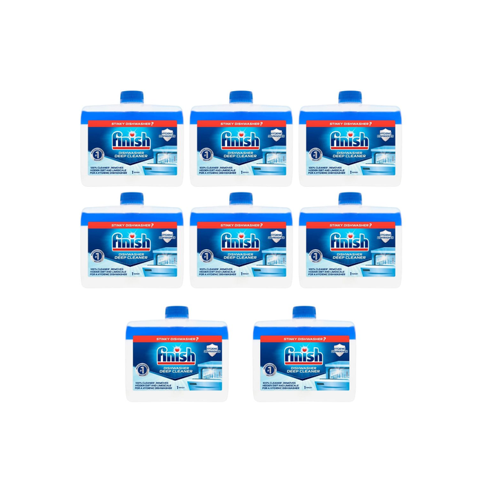Finish Dishwasher Cleaner 250ml - Pack of 8