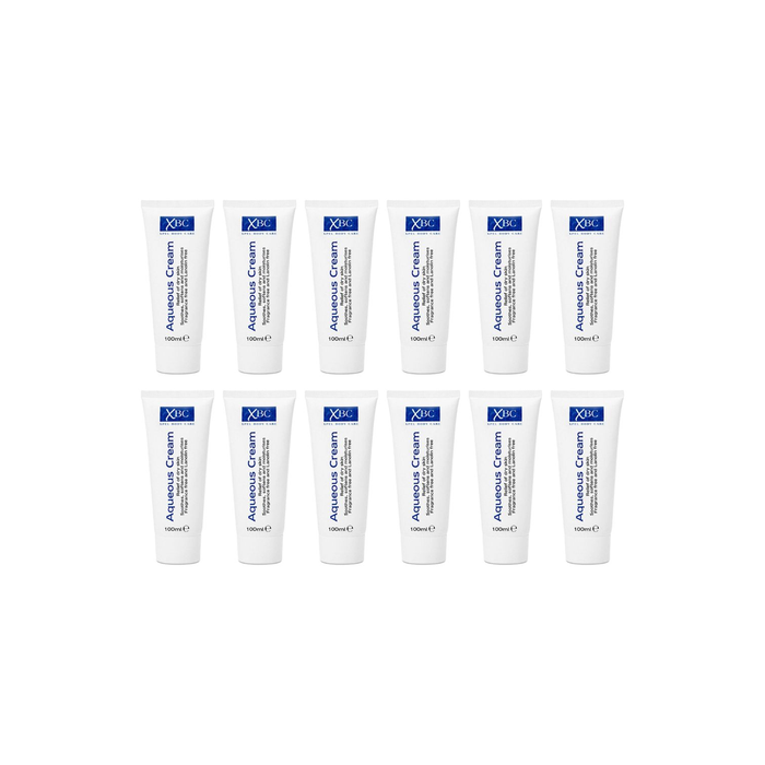 XBC Aqueous Dry Skin Body Cream Tube 100ml - Pack of 12