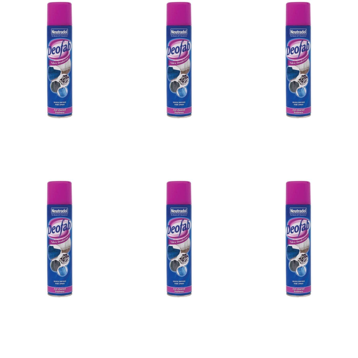 Neutradol Deofab Fabric Deodoriser 300ml - Pack of 6