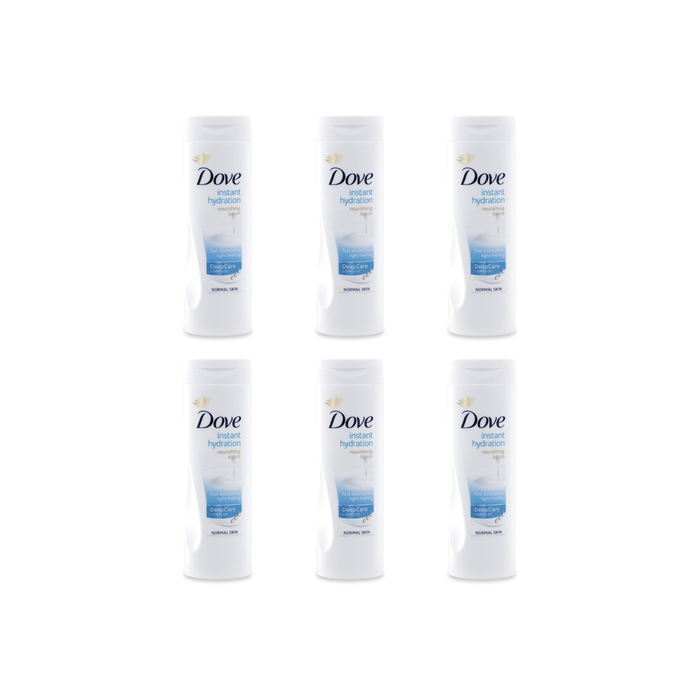 Dove Instant Hydration Nourishing Lotion For Normal Skin 250ml  - Pack of 6