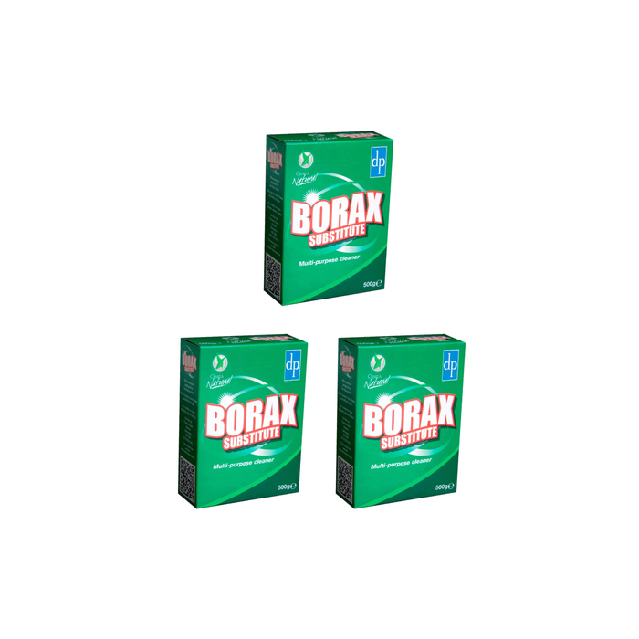 Dri Pak Borax Substitute Multipurpose Cleaner 500g box on a kitchen counter
