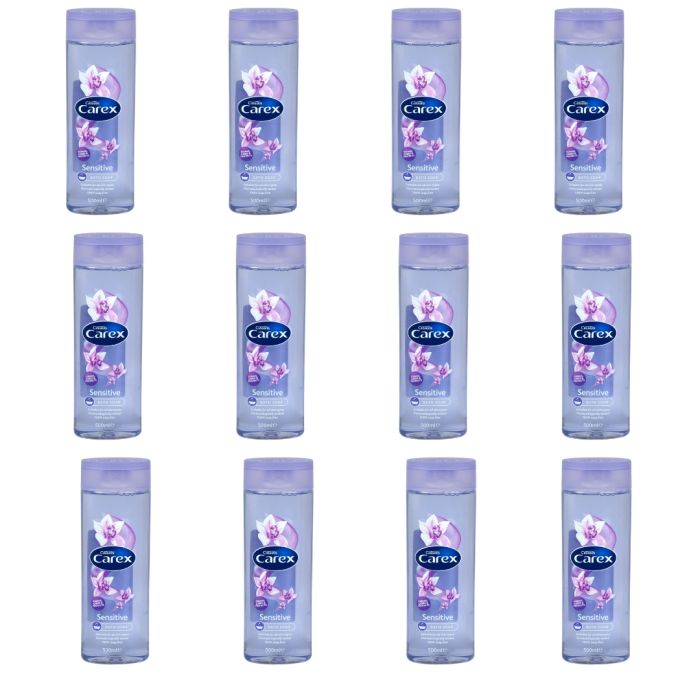 Cussons Carex Sensitive Bath Soak Liquid 500ml - Pack of 12