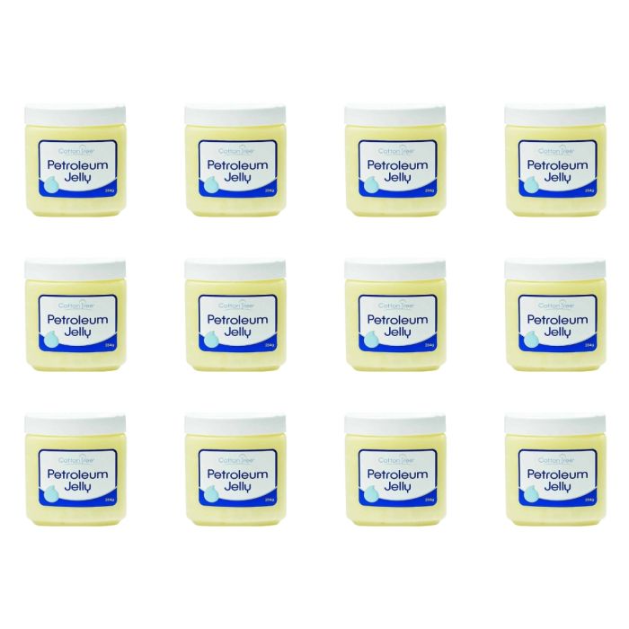 Cotton Tree Petroleum Jelly 100% Pure for Skin Protection 284g - Pack of 12