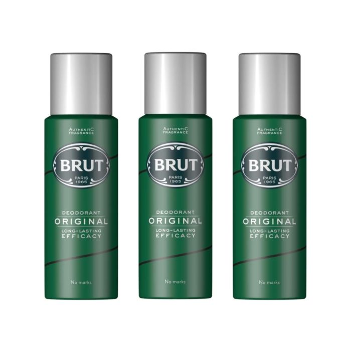 Brut Original Deodorant Body Spray for Men 200ml - Pack of 3
