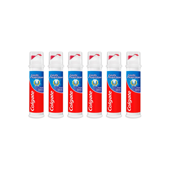 Colgate Fluoride with Calcium Toothpaste Cavity Protection Pump 100ml