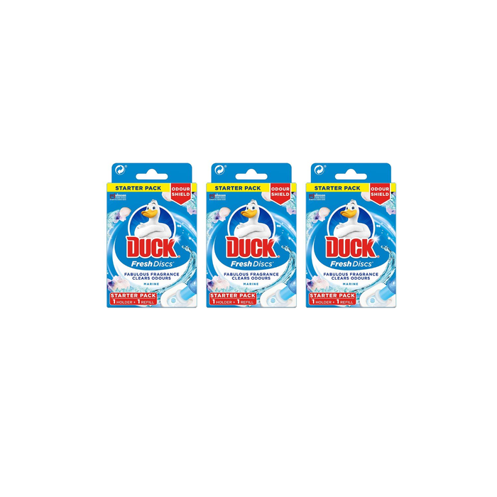 Duck Fresh Disc Holder Marine 36ml - Pack of 3